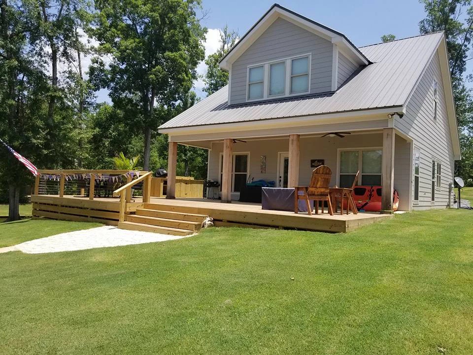 new home with metal roofing