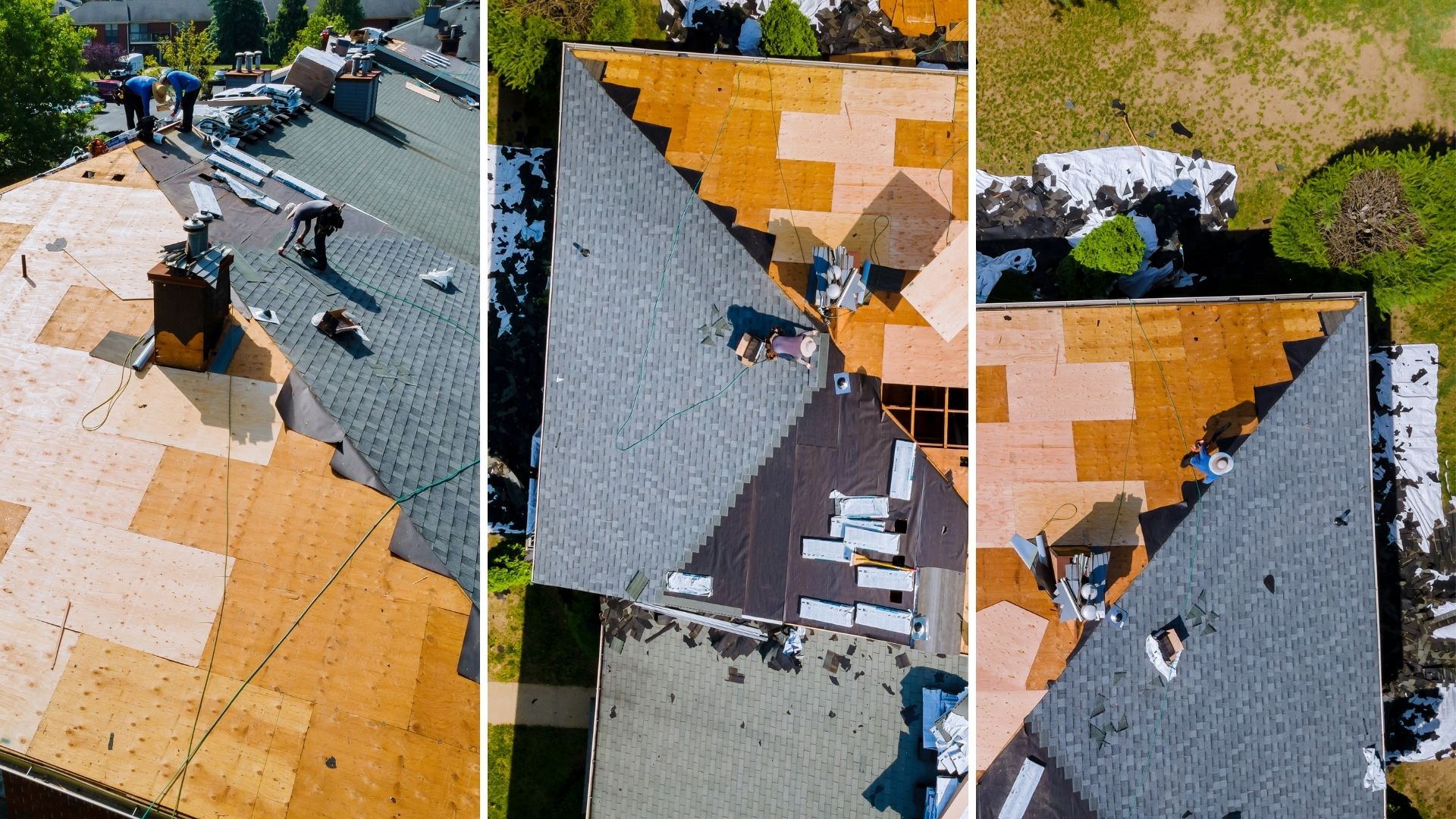 examples of roof replacements